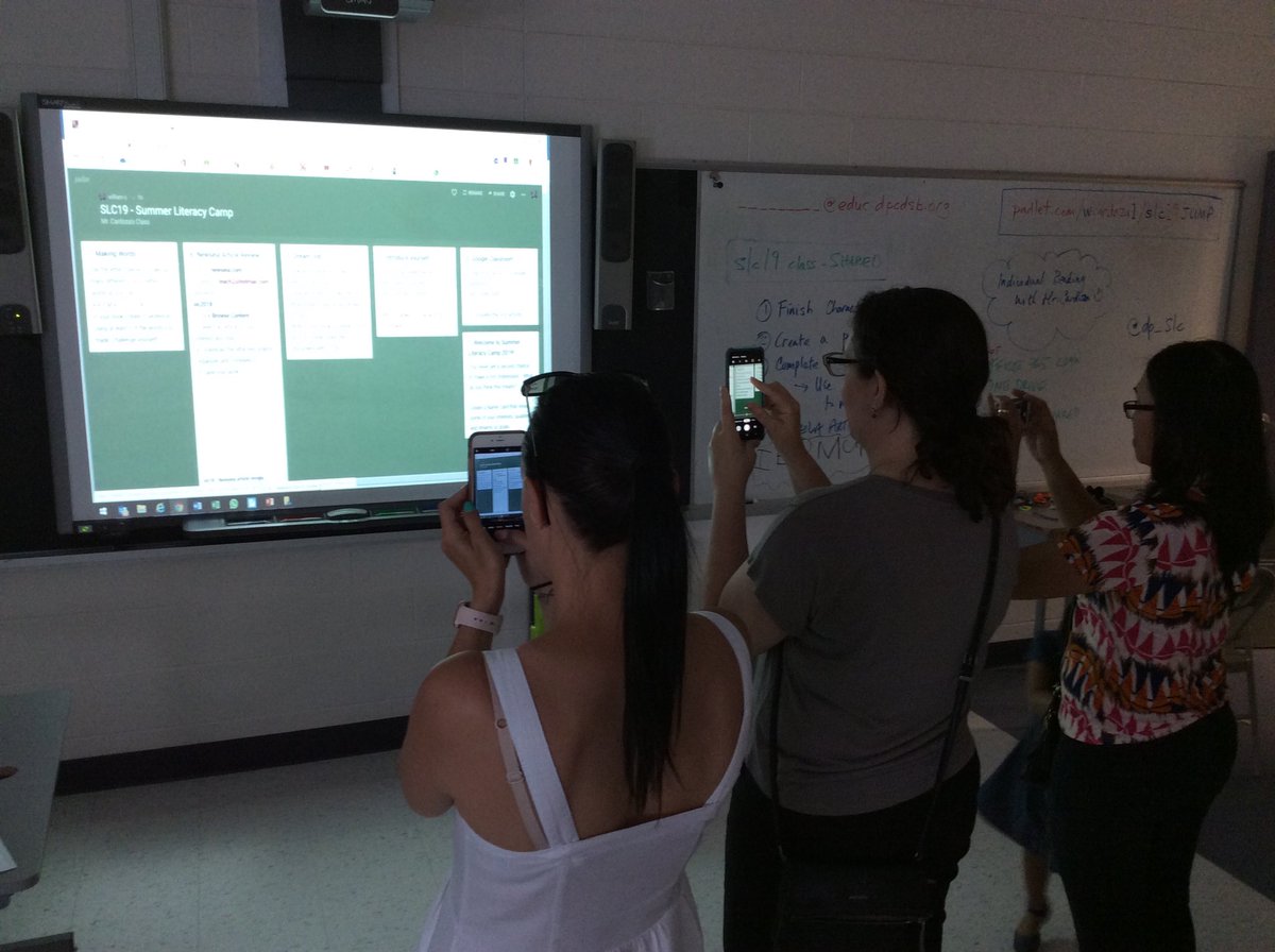 Parents "taking notes" at St. Barbara's SLC Open House ⁦<a href="/dp_slc/">DP Summer Literacy Camp</a>⁩