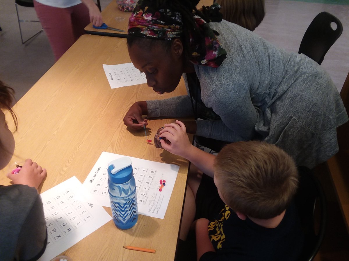 SouthsideStars_'s tweet photo. Today at EVPL East the SSYZ youth learned how to make ice cream, use Morse Code, and write secret messages using a decoder they made themselves!
#SSYZ #EVPL #LibrariansRule https://t.co/WjCEzuqxix
