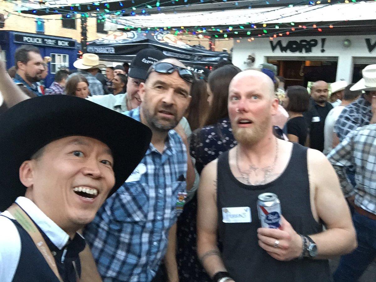 TheDonOfBeer's tweet photo. Now the supermodels have arrived at the @WildRoseBrewery #Stampede party. #supermodellife https://t.co/E7otX2a6ZI