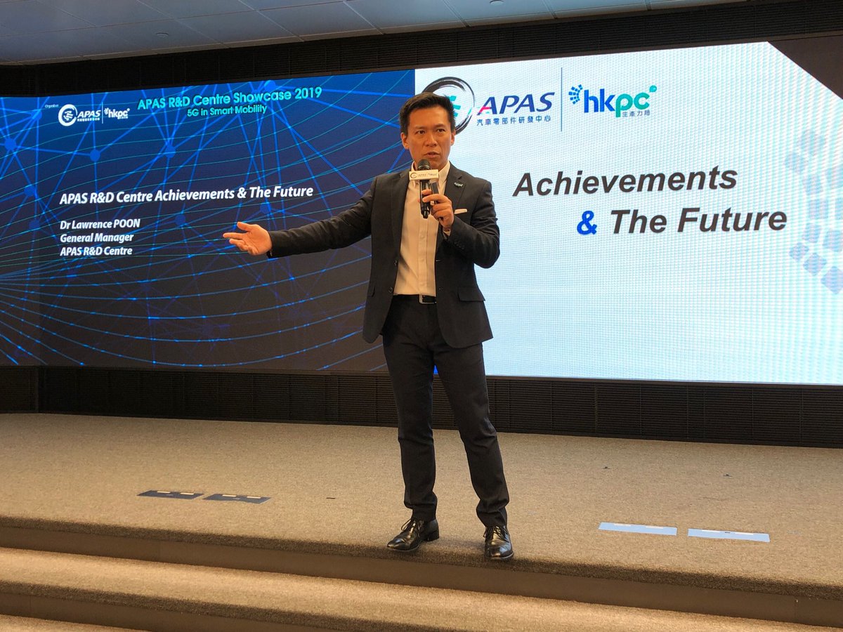 APAS R&amp;D Centre Technology Roadmap &amp; Achievements
Dr Lawrence POON, General Manager of APAS R&amp;D Centre
#APAS #ShowCase #APASShowCase #HKPC #LawrencePoon #WithRobot