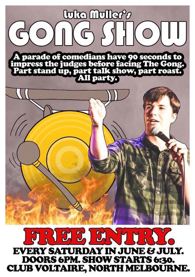 SATURDAY! The Gong Show is back w/ <a href="/LukaCMuller/">Luka Muller</a> @Sonia_DiIorio <a href="/TimHewitt/">Tim Hewitt</a> @itsjoshwebb <a href="/RolandoHoffmann/">It's ..........Roland Hoffmann's account.</a> @gamzedoesstuff &amp; more!

Reserve a FREE ticket right here - bit.ly/2VNcOzp