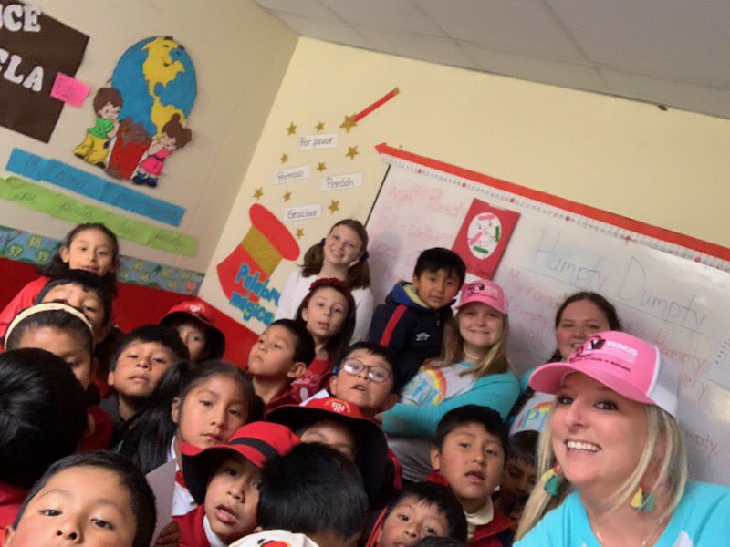leighannwalker6's tweet photo. When your passion for teaching, loving, &amp; inspiring children is a gift from God, your classroom becomes your mission field! This last week my mission field was a classroom in Peru! And the babies I was able to teach, minister to, and love on have forever blessed my heart! ❤️🇵🇪❤️ https://t.co/7zb2PiAn7U