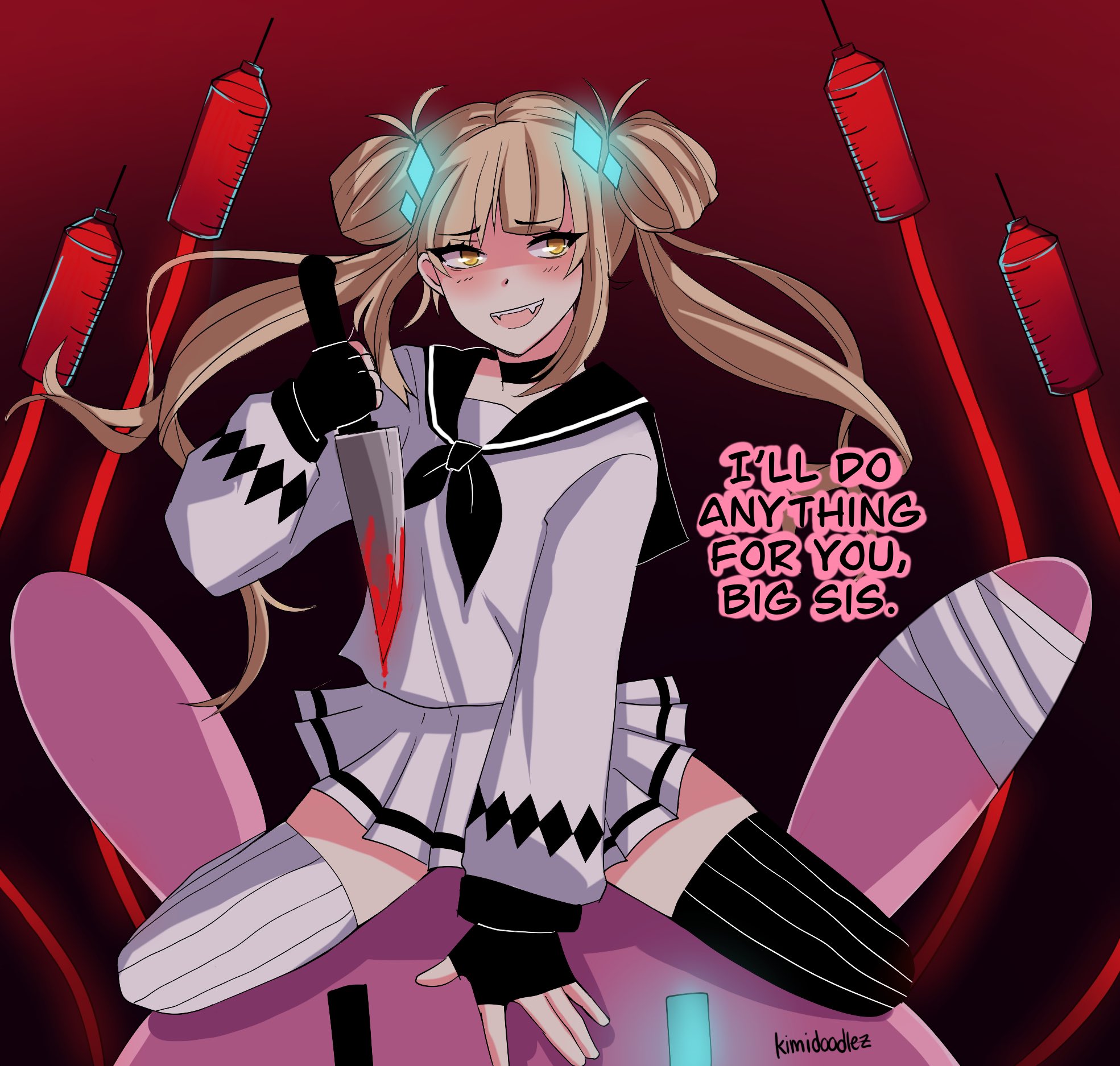 “Himiko Toga’s Villain waifu organization redesign when she joins the organ...