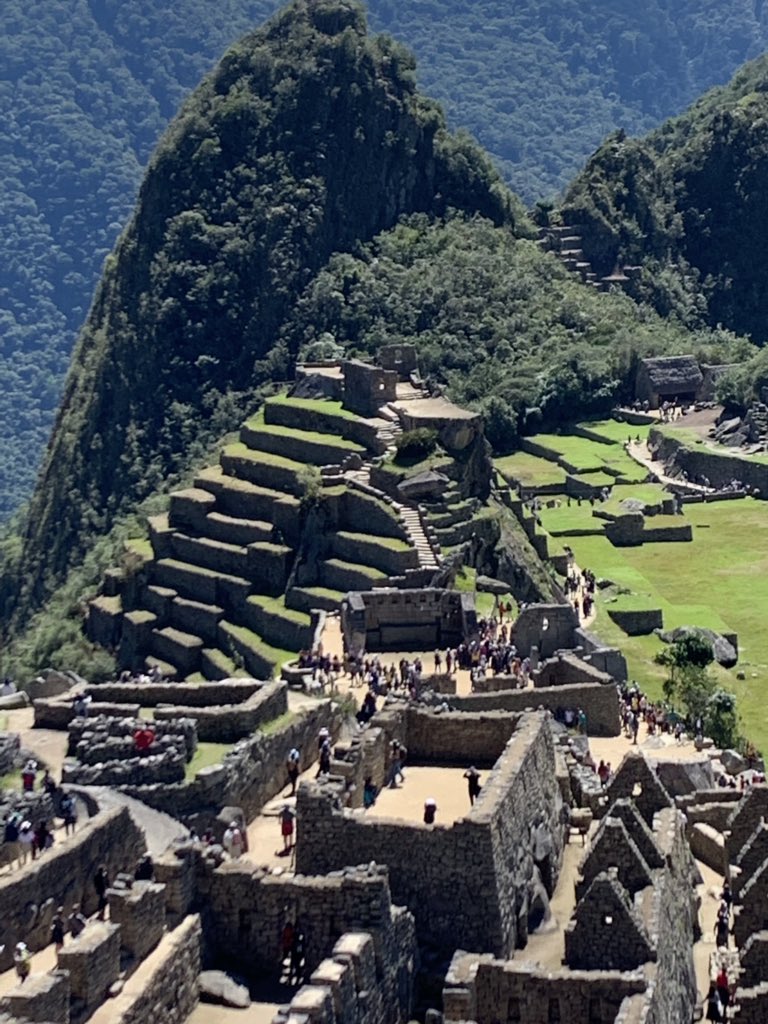 ShannonSeigle's tweet photo. Today @mrSTEMcredible and I conquered Machu Picchu. Amazing views of the landscape/high jungle, insight into ancient/organic architecture, Inca history, agriculture, and conservation of the biodiversity. #FFTFellow #stemcrewdoesperu @STEMcha @pefchattanooga @FundforTeachers https://t.co/6k4uuVVsIB