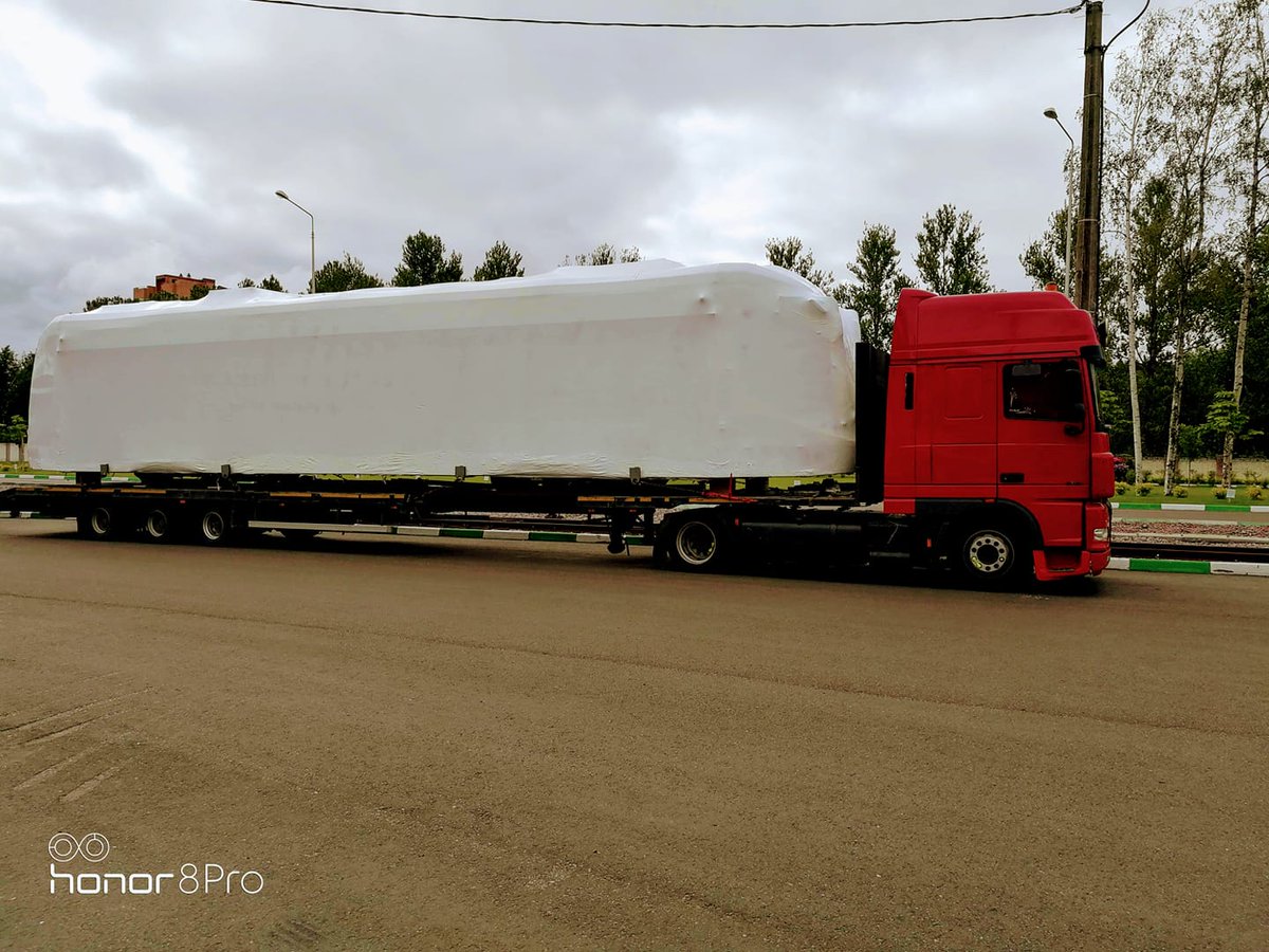 DSatiksme's tweet photo. 👍👍👍 Pirmais "City Star" tramvajs ceļā uz
Daugavpili! Gaidām ar nepacietību!!! 🚋🚋🚋
#Daugavpils #DSatiksme https://t.co/1fLEiVXcyV