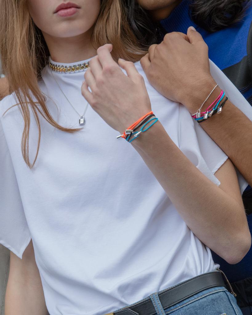 Silver Lockit X Virgil Abloh Bracelet, Natural Titanium - Jewelry -  Categories