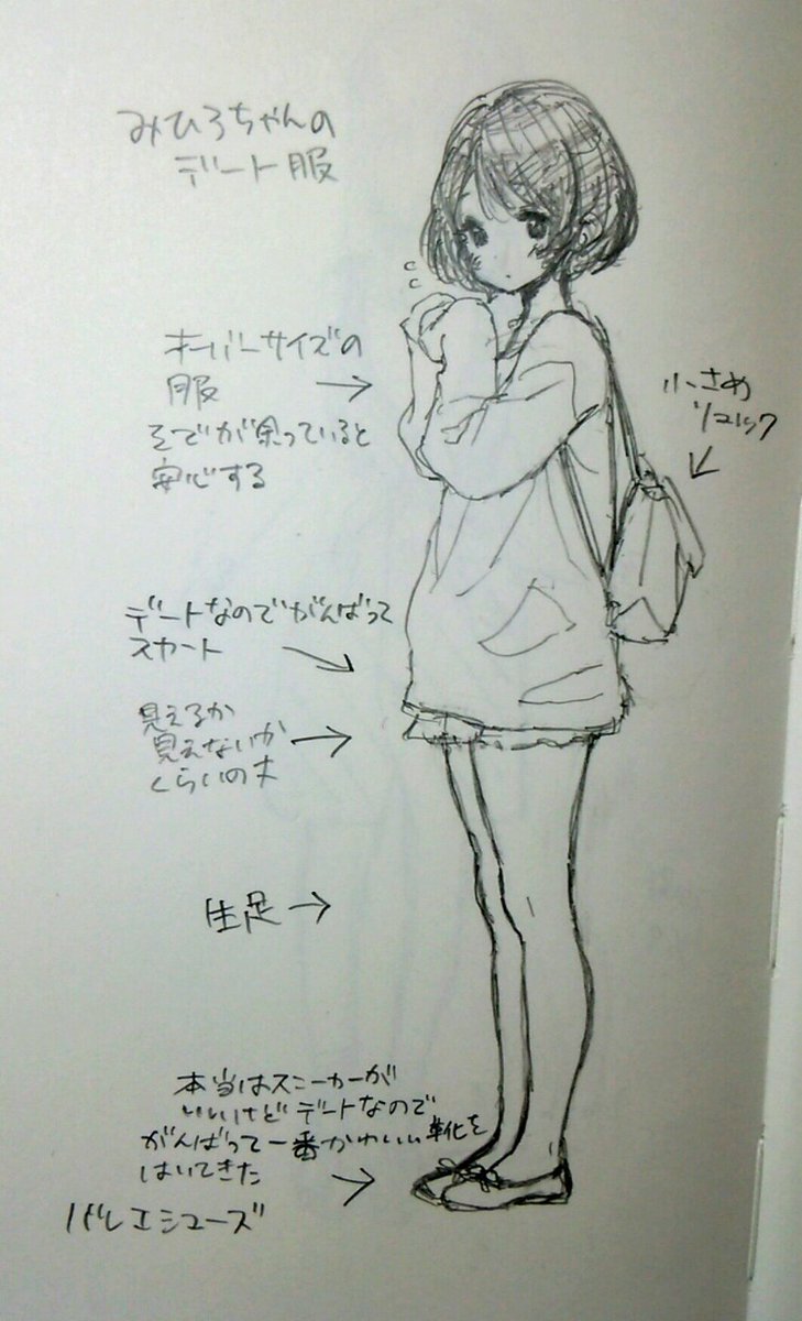 彼女のデート服 
