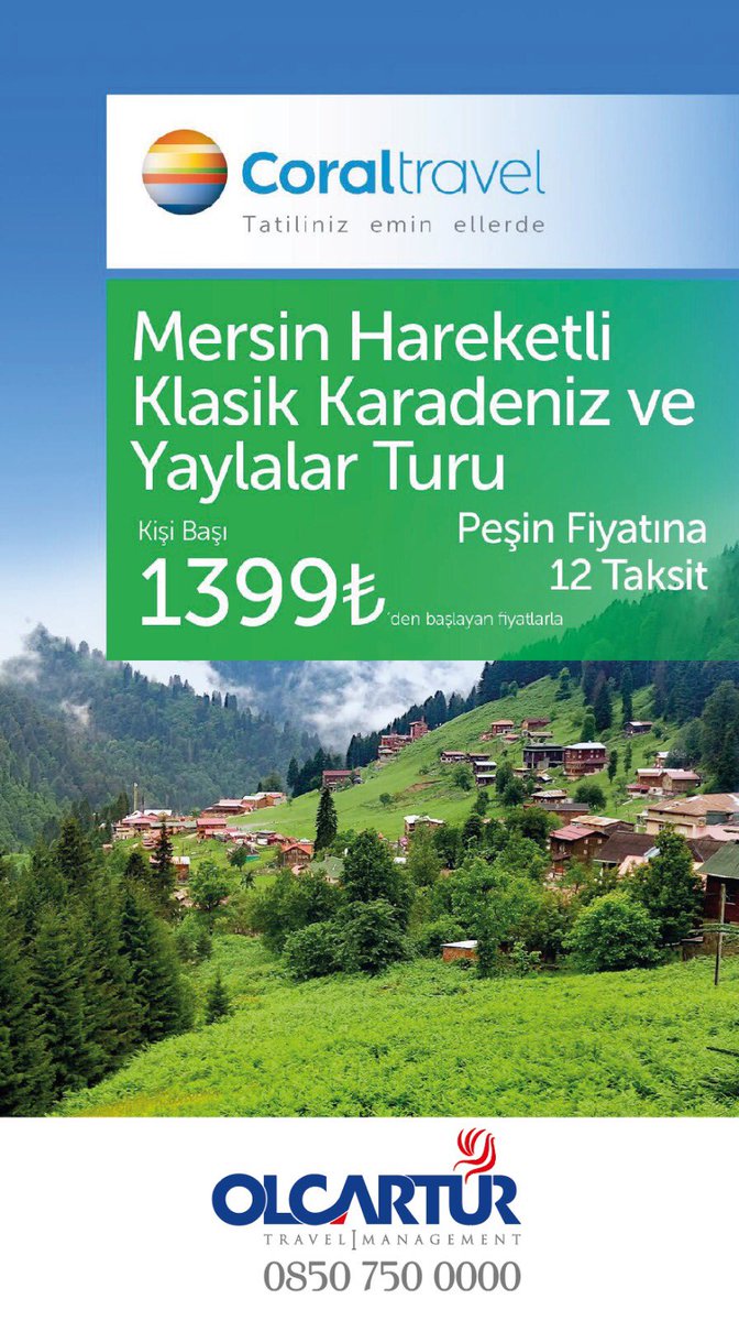 Olcartur's tweet photo. Mersin Hareketli Turlar 🎈
Detaylı bilgi için ☎ 0850 750 0000
#olcartur #olcartour #tur #seyahat #tatil #uçak #bilet #adana #mersin #antalya #istanbul #göcek #CoralElitService #CoralTatil #CoralMersin #CoralAdana #biletekon #thy #shopandmiles #dynamiceventlab #dynamicevent https://t.co/wuPRszBgVb