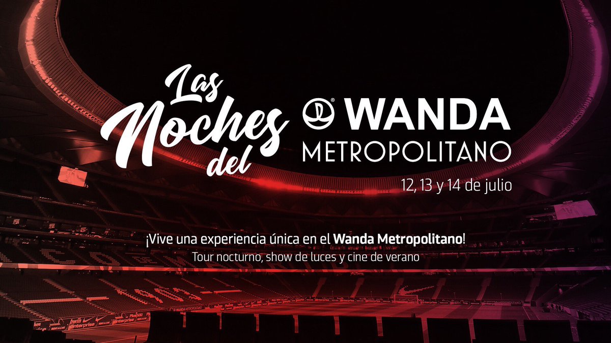 RadioMARCA's tweet photo. 🔥 ¡SORTEAZO! 🔥

🧐 ¿Quieres dos entradas para el Tour Especial del Wanda Metropolitano de este fin de semana?

🍀 PARTICIPA

1️⃣ RT a este tuit
2️⃣ Seguir a @RadioMARCA

⏰ A las 14 H. daremos los ganadores por aquí https://t.co/J4gKn7Gjrd