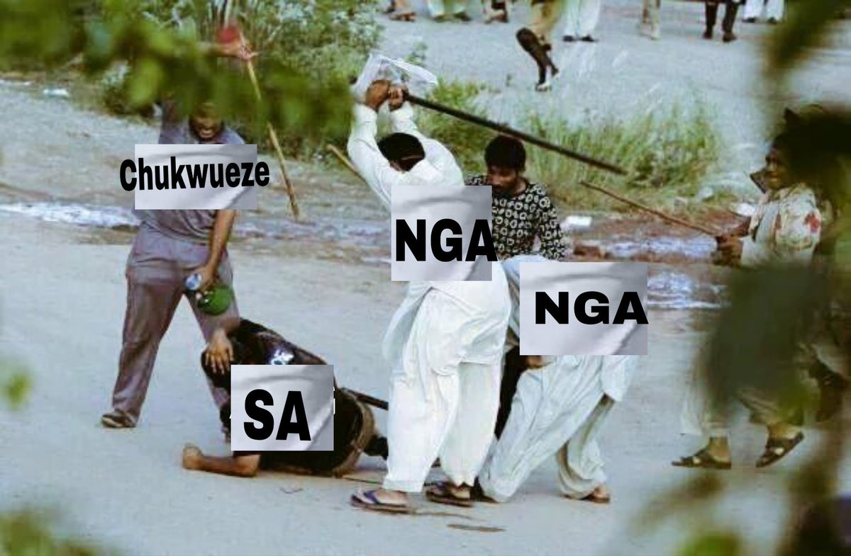 nauzystan's tweet photo. #LampardOut #RSANGA
Lol Forget about Marcelo, Kanu and Jidenna. If you haven't been following the knockout stages of #TotalAFCON2019 Here's a short story between Nigeria, South Africa and Egypt. https://t.co/lZcDkqtsm0