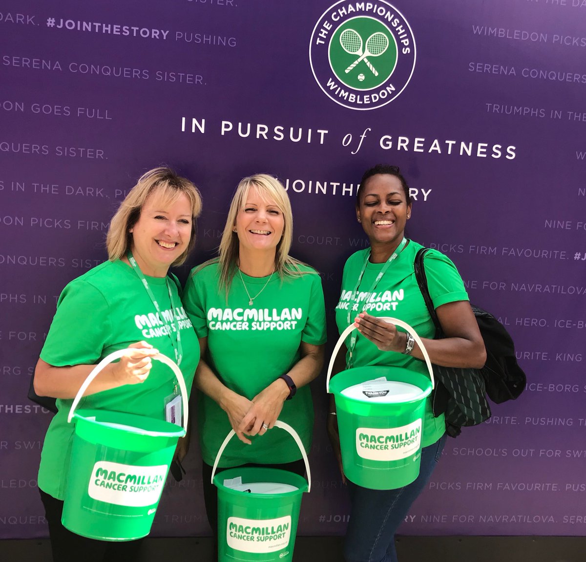 emma_heley's tweet photo. Thank you for giving up your time since 7am this morning Lee, Debbie & Andrea from @HSBC to collect in Wimbledon for @macmillancancer #MacTakeover #MacmillanTakeover #LondonTakeover. You are stars! 🌟 🌟 🌟 Raising ££ for people affected by cancer 💚💚💚 https://t.co/0sWdiEOJ5G