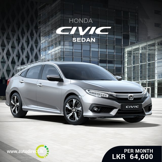autodirectlk's tweet image. Certified pre-owned Honda Civic Sedan 2019.

Starting From only LKR 64,600 per month on Personal Contract Plan
For More info Type 21 and SMS to 779-033-388.

#autodirect #Colombo #Automotive #Honda #civic