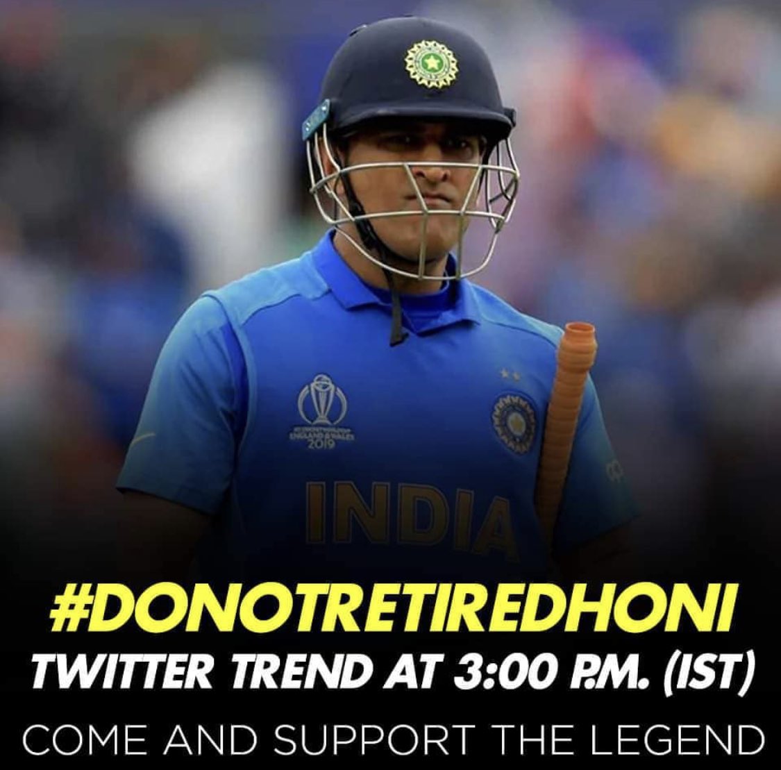 losliyArmy's tweet photo. #donotretiredhoni #Dhoni 😰 https://t.co/ynUyCrlDj0