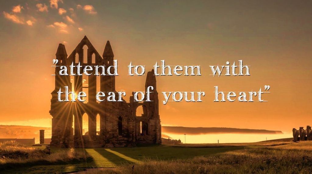 Fatherboniface's tweet photo. Benedictine Spirituality III: The Ear of Your Heart https://t.co/GzVis64z4s https://t.co/U8GXYOiWld