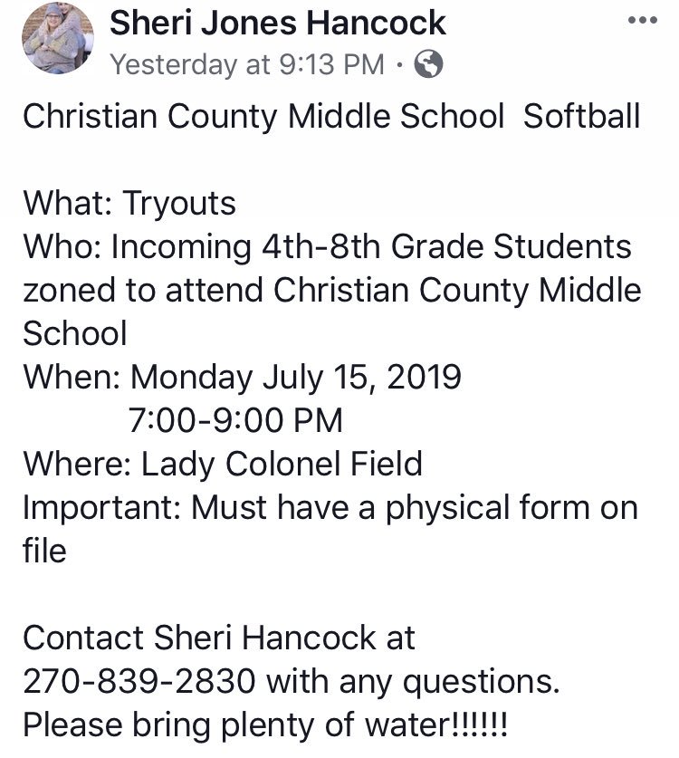 CCHS Softball (@ccladycolonels) on Twitter photo 