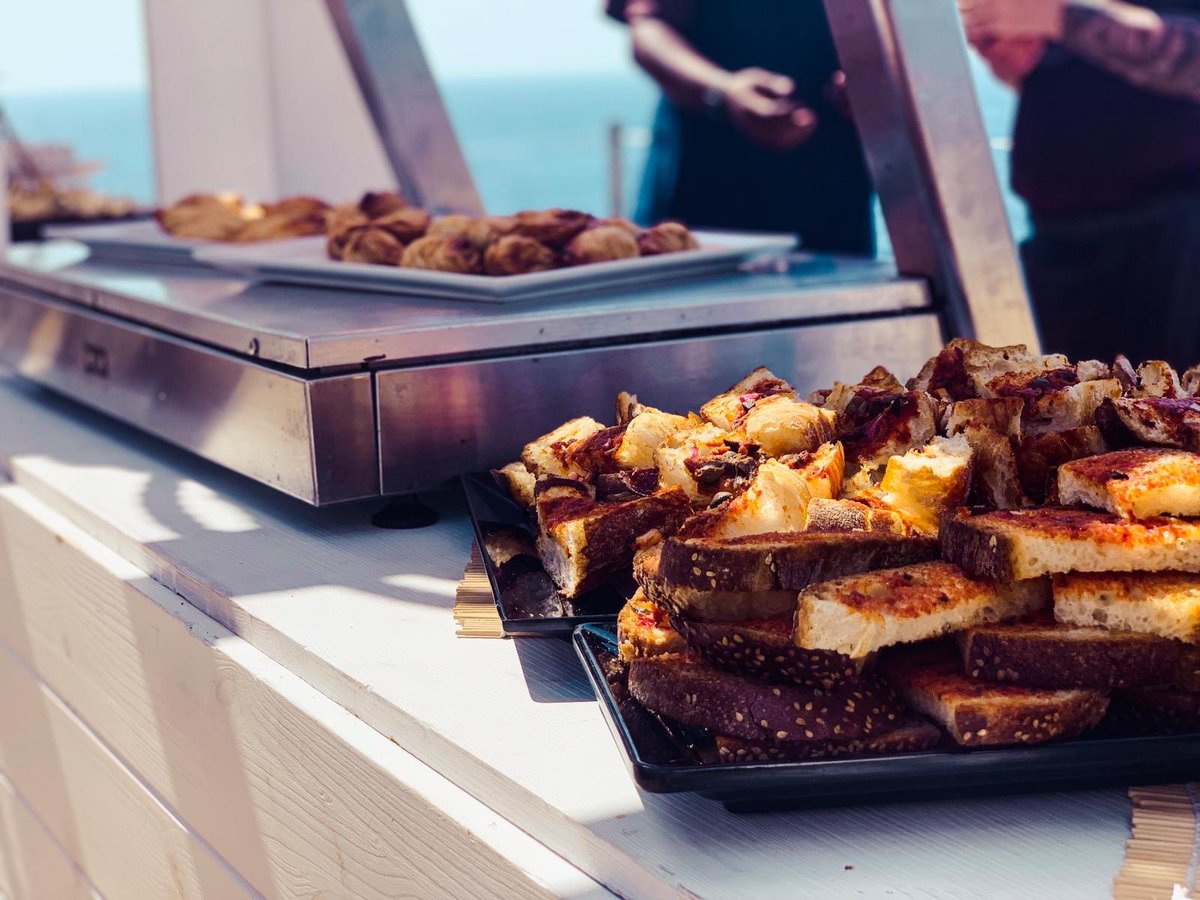 Maltairport's tweet photo. Torri Xutu is officially open! Head down to the tower in Zurrieq until 1pm today for a dose of Maltese history, a taste of traditional Maltese food, and a fun stone-carving demonstration to top it all off! https://t.co/Lc6ngOdqti