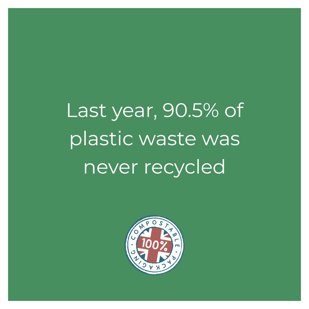 TwoFarmersHfd's tweet photo. Every day huge quantities of plastic waste aren't recycled and end up in landfill, polluting oceans and the environment around us. We wanted people to #crunchwithaconscience which is why we launched the UK's first 100% compostable crisp packet last year. https://t.co/EmdSQykFN1