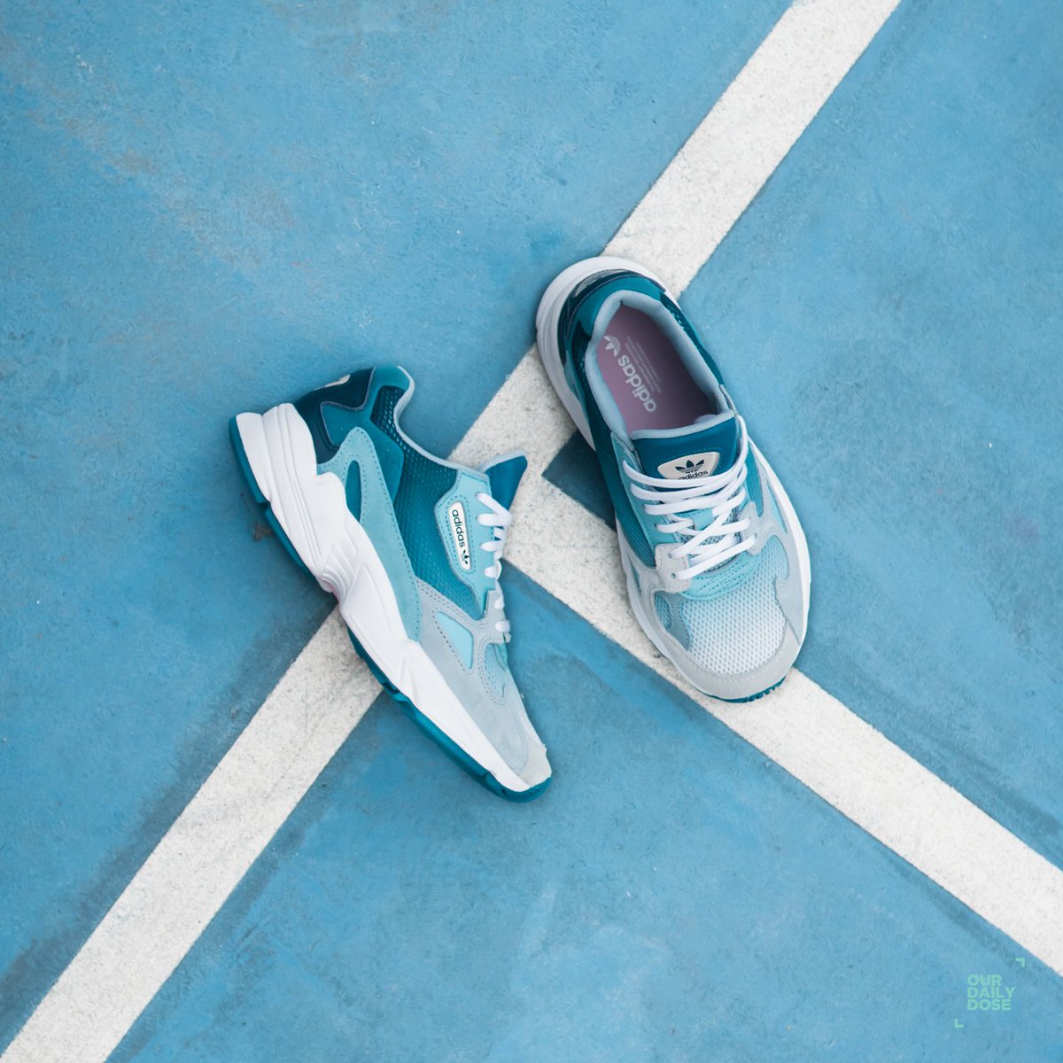 adidas falcon turquoise