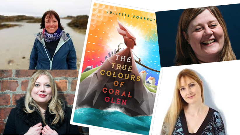strangelymagic's tweet photo. It's tonight! Have you got your free tickets for the launch of The True Colours of Coral Glen, 6-8pm @WaterstonesGla? Hear @jools_forrest discuss her brilliant book (and get one signed), with guest readings by me, @scattyscribbler and @LouisePeterkin: https://t.co/MaNj5h3L7e https://t.co/xpG79zdHIy