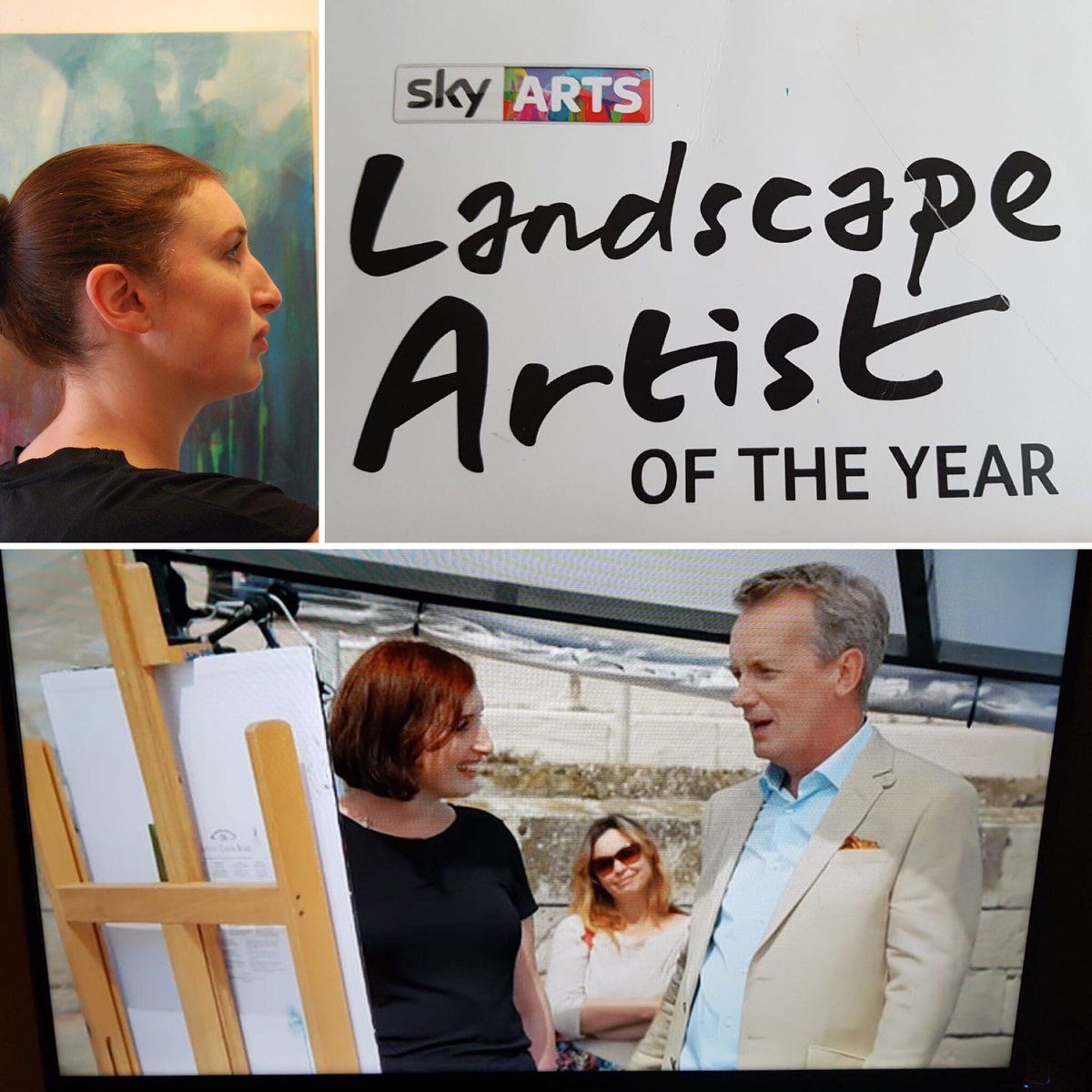 #tbt when #artist @anna_perlin_art   was the Semi finalist for <a href="/skyarts/">Sky Arts Awards</a> :  Lanscape Artist of the Year in 2016

<a href="/FrankOnTheRadio/">frankontheradio</a> 
#collage #mixedmedia #art #gallery #london #award #competitions #landscapepainting #LAOTY