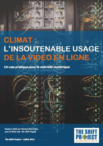 'Climat : l'insoutenable usage de la vidéo en ligne', le Shift vient de publier son dernier rapport sur l'#impactenvironnemental du #numérique. Spoiler Alert: Nos usages de la #vidéoenligne sont incompatibles avec nos objectifs climatiques. #LeanICT wp.me/p9jPKD-3lL