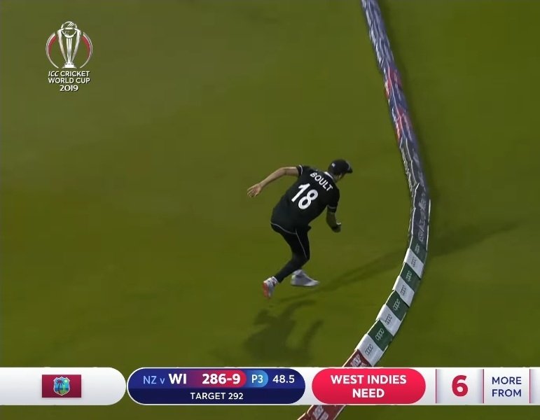 Other teams win by runs and wickets.NewZealand wins by 'inches'.#INDvsNZ #WIvNZ #CWC19