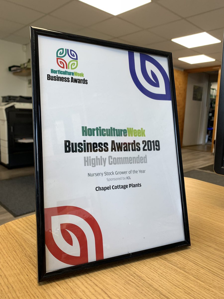 This arrived in the post yesterday. Thank you!!  <a href="/HortWeekAwards/">Horticulture Week Business Awards</a>  <a href="/hortweek/">HortWeek</a> <a href="/ICL_Gro/">ICL Professional Horticulture</a>