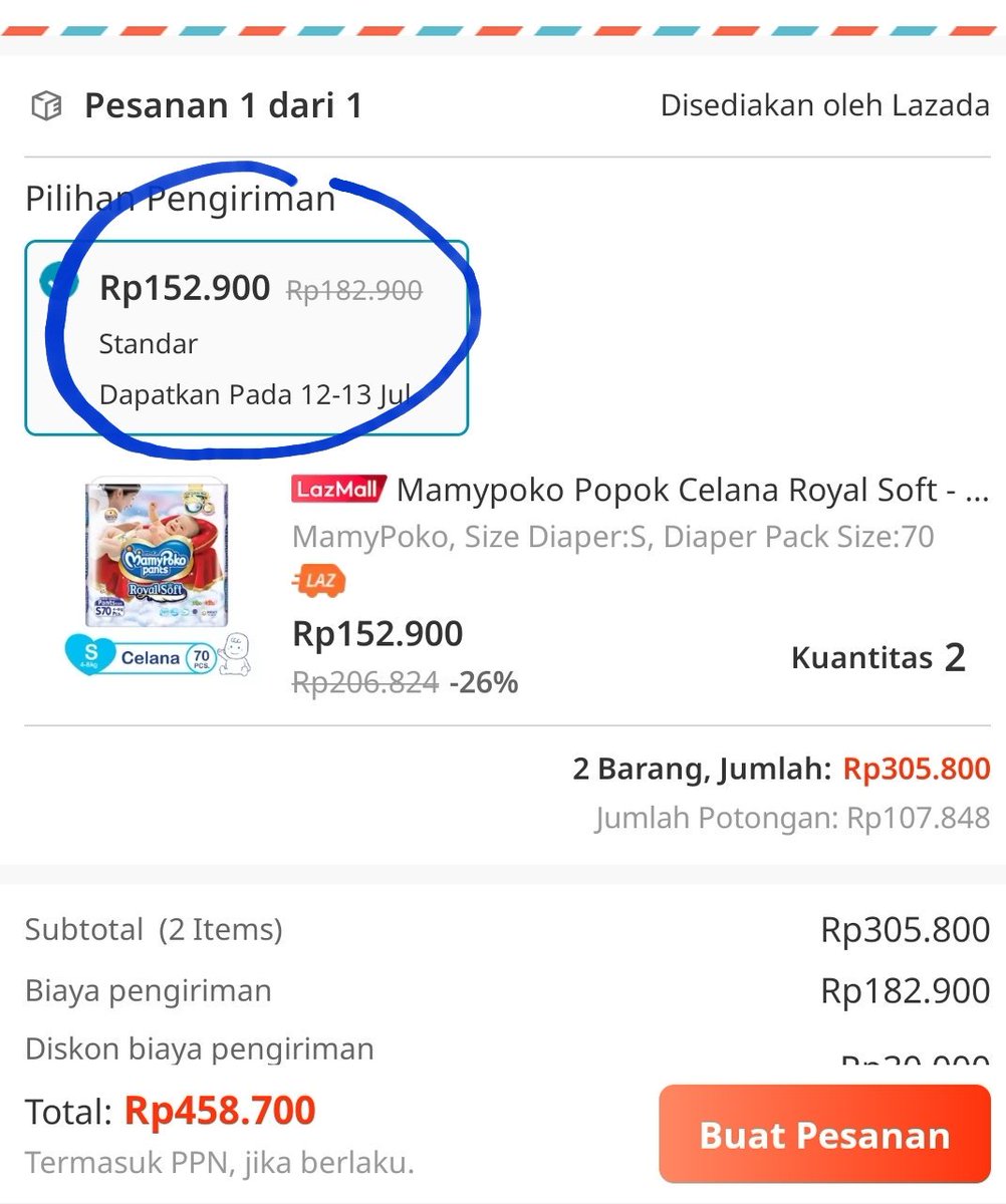 acitjazz's tweet photo. @LazadaIDCare yg bener aja biaya pengiriman 150 rebu..kirim dari planet mana ini? https://t.co/MrGXGsCKVS