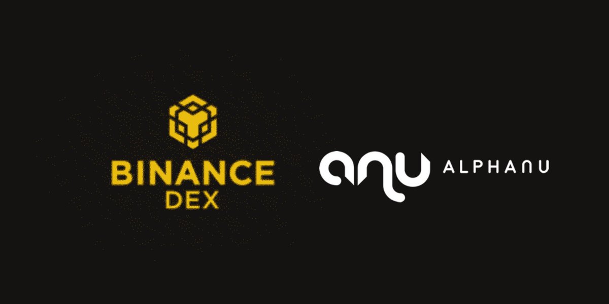 alphanu21's tweet photo. The #AlphaNu team is thrilled to announce that we will be joining the @Binance Chain ecosystem! We will issue a #BEP2 token and will be submitting a proposal to list $ANU on @Binance_Dex. 

Stay tuned for more exciting developments coming! announcements ⬇ https://t.co/T4E5SwCJtj https://t.co/4Pps6hW6ud
