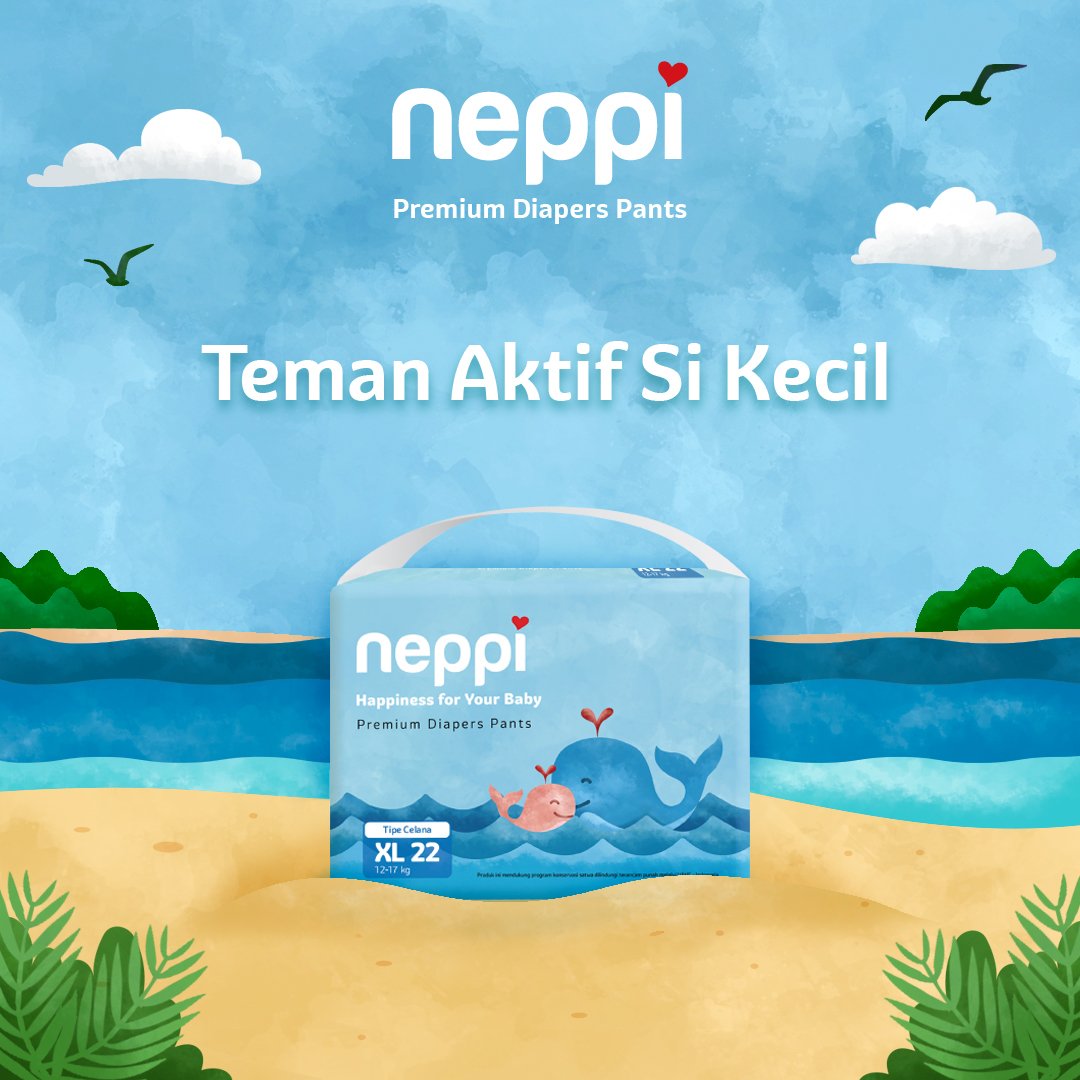 neppi_baby's tweet photo. Masuk usia 4-19 bulan bayi mulai aktif bergerak sehingga sudah saatnya beralih ke popok celana.
Neppi Premium Diapers Pants dengan comfort fit yang pas dan nyaman di pinggang si kecil, jaga popok tidak bergeser meski ia bergerak seaktif apapun.

#Neppi #HappinessForYourBaby https://t.co/v6GqbivccG