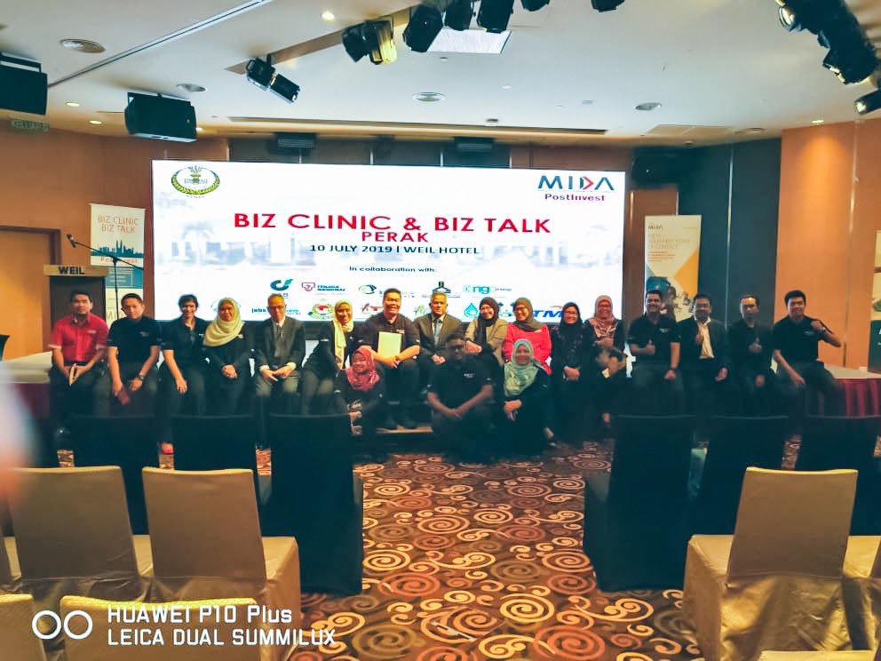 OfficialMIDA's tweet photo. It was a succesful event indeed! @OfficialMIDA collaborated with Invest Perak, Gas Malaysia Berhad and TNB to organise a Biz Clinic & Biz Talk event, a 360 degree program in Perak. Tq YB. Dato'Seri Ir. Haji @mbnizar for gracing the event .#midafacilitation #postinvest https://t.co/M56BvUBLdn