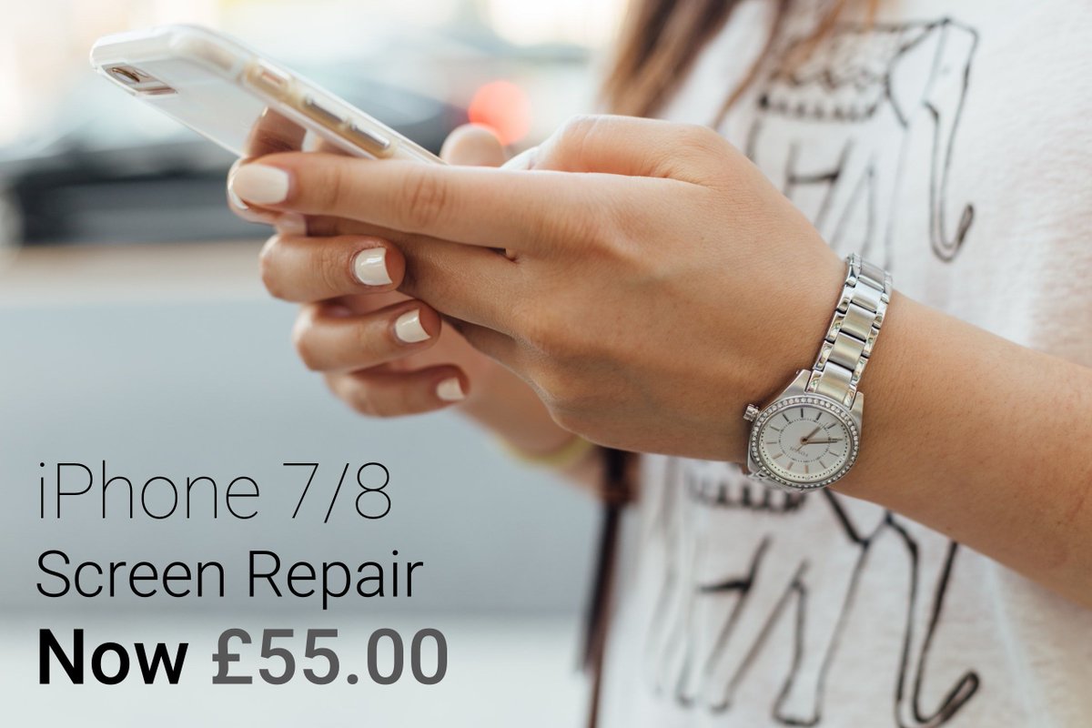 Setup2Repair's tweet photo. Prices reduced for iPhone 7/8 😇
.
Today we are lowering the price of the iPhone 7 screen replacement by £5 to £55 and the iPhone 8 screen replacement from £65 to £55!
.
Same quality screen, same 12 month warranty and the same 5 star service 🤚🏼
.
#apple #iphone #repair #buxton https://t.co/OfCoK80yjS