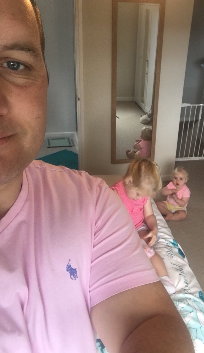 TKASMrShepherd's tweet photo. #PinkShirtThursday 
#OneMoreThisAcademicYear
#CarryingOnDuringtheSummer
#PinkTrio 👨‍👧‍👧 https://t.co/TsEUr0B4JE
