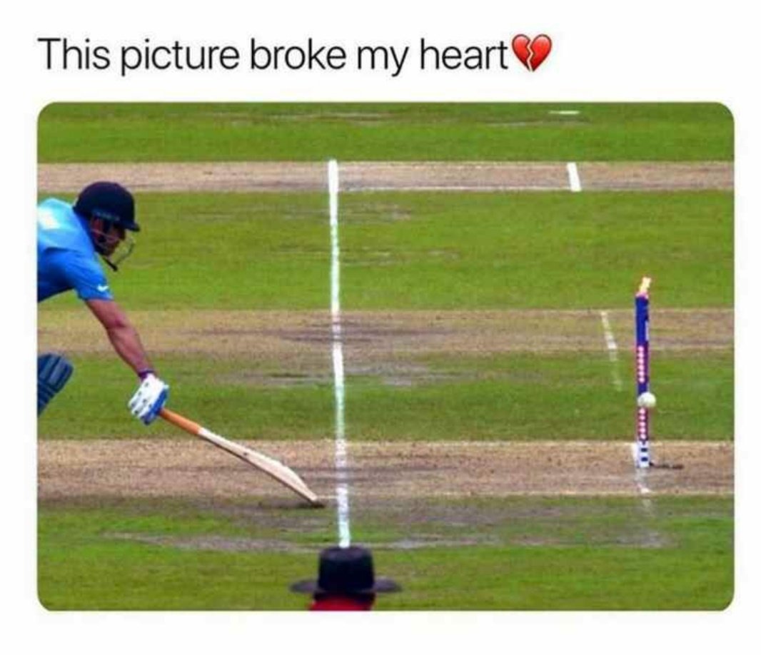 RajputAary's tweet photo. We lost by 2 inch #INDvNZL @rohitsardaana https://t.co/uispP6q6kB