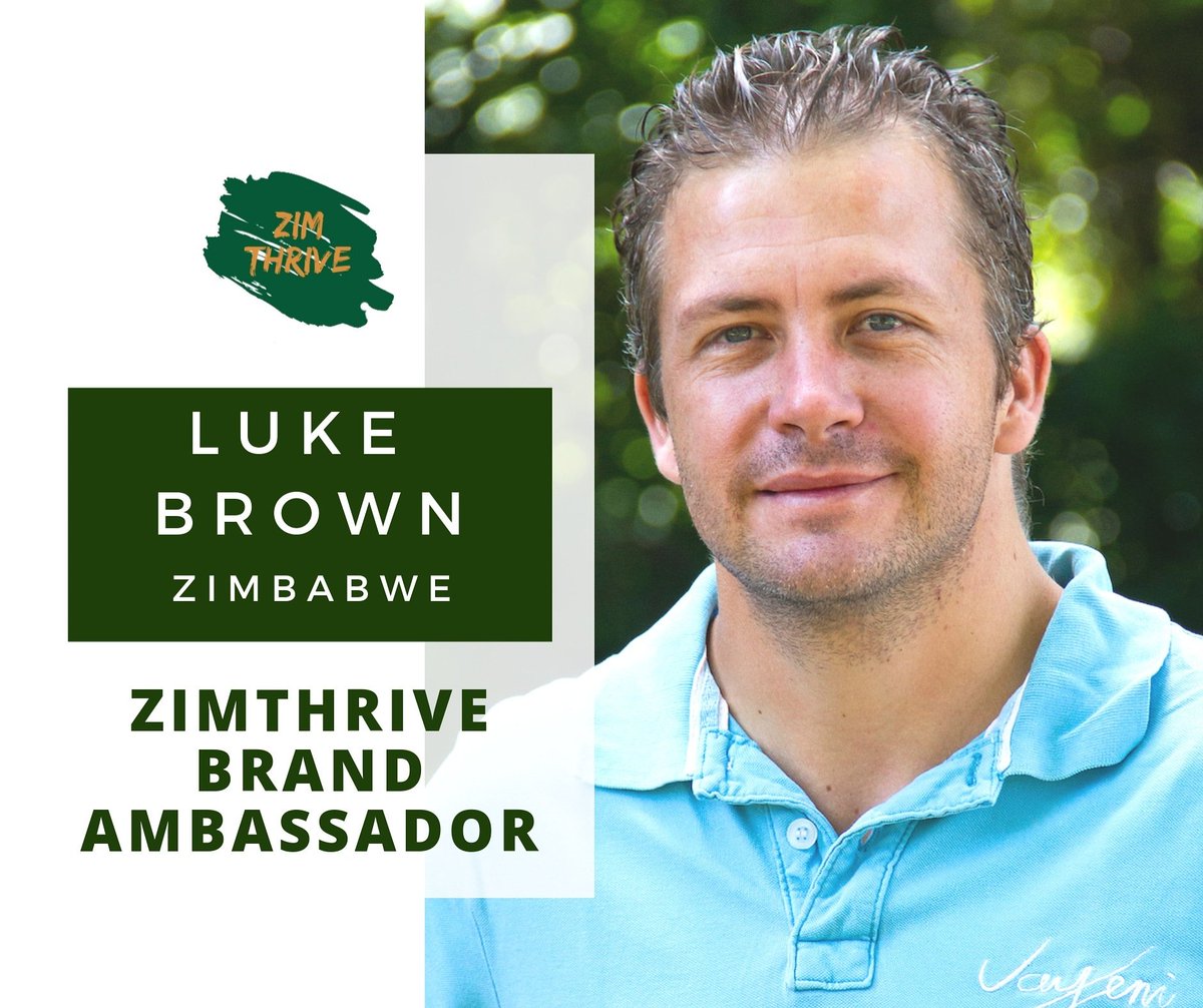 zimbabwe2020's tweet photo. Introducing our next #Zimthrive brand ambassador and Vayeni co-founder, Luke Brown.
#Zimbabwe2020 #feelgoodzimbabwe #Zimapril2020 #homecoming #dzoka #siyabuya #buyela #buyelekhaya #VisitZimbabwe #AWorldOfWonders #BestInTravel2019 #onemonthonly #Zimat40 #zimatforty #ZimThrive2020 https://t.co/9323kalg6I