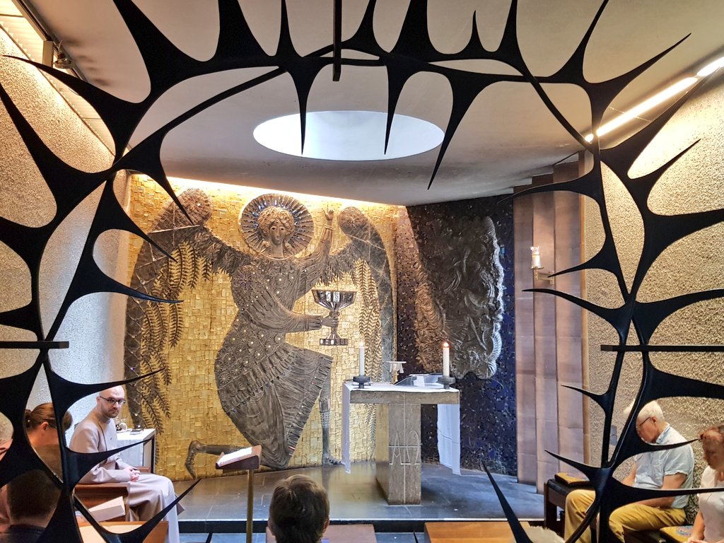 tilefanatic's tweet photo. Exploring tiles and mosaics in surprising Coventry @Coventry2021 @CovCathedral @tilesocorguk https://t.co/p8oUeBtoyq