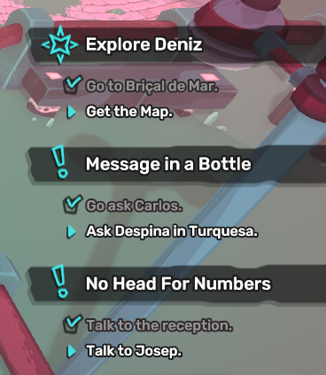 TheTemNet's tweet photo. @PlayTemtem gave us a preview of the quest tracker coming in a later #Temtem update! https://t.co/WdTJFbH5f0