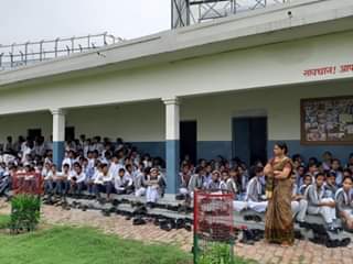 AILFoundation's tweet photo. Angelique Foundation has organized a fire safety mock drill for the  students of Harbilas Goyal Inter College Ujhani. A very special thanks  to Founder trustee Mrs. Jaishree Goyal for her kind support... https://t.co/i6pYJREDEn