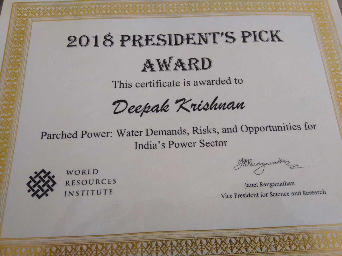 krishnandeepak1's tweet photo. Thank you for this @WorldResources @AndrewSteerWRI #JanetRanganathan And was a pleasure working with all of you on this @luo_tianyi @LeahSchleifer @dkottadiel @Dnyanada_D @chirag8315 . Hope to do more great work! https://t.co/ATUPBjXya0