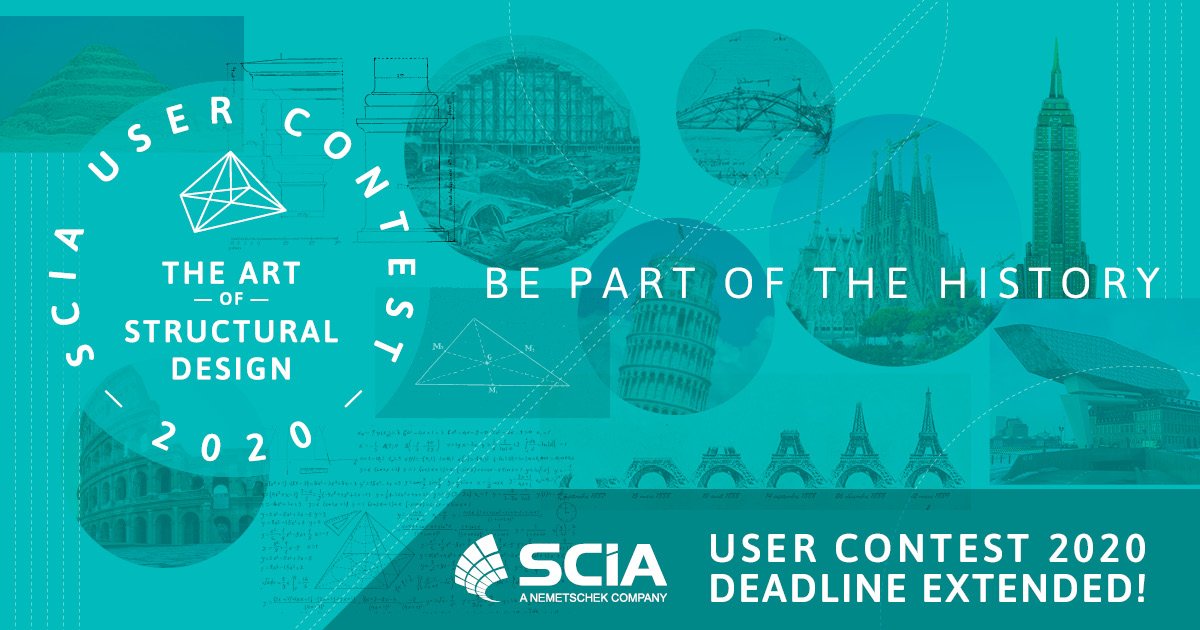 SCIA_Official's tweet photo. 🔥Last days to enter our 2020 User Contest!🔥 Submit your project by the end of July and get global🌍attention for your work, as well as press coverage, free publicity, and - maybe - an award. ➡️https://t.co/65M3a98v8J
#SCIAEngineer #SCIAEngineer19 #BePartofTheHistory https://t.co/vHenG9BDUN