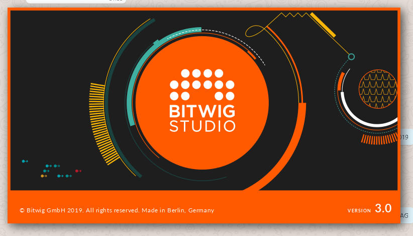 Solidtrax's tweet photo. Even love the new @bitwig 3 splash! #excited #dawofthefuture #bitwig3 #bitwig! https://t.co/TQsEO5JYBL