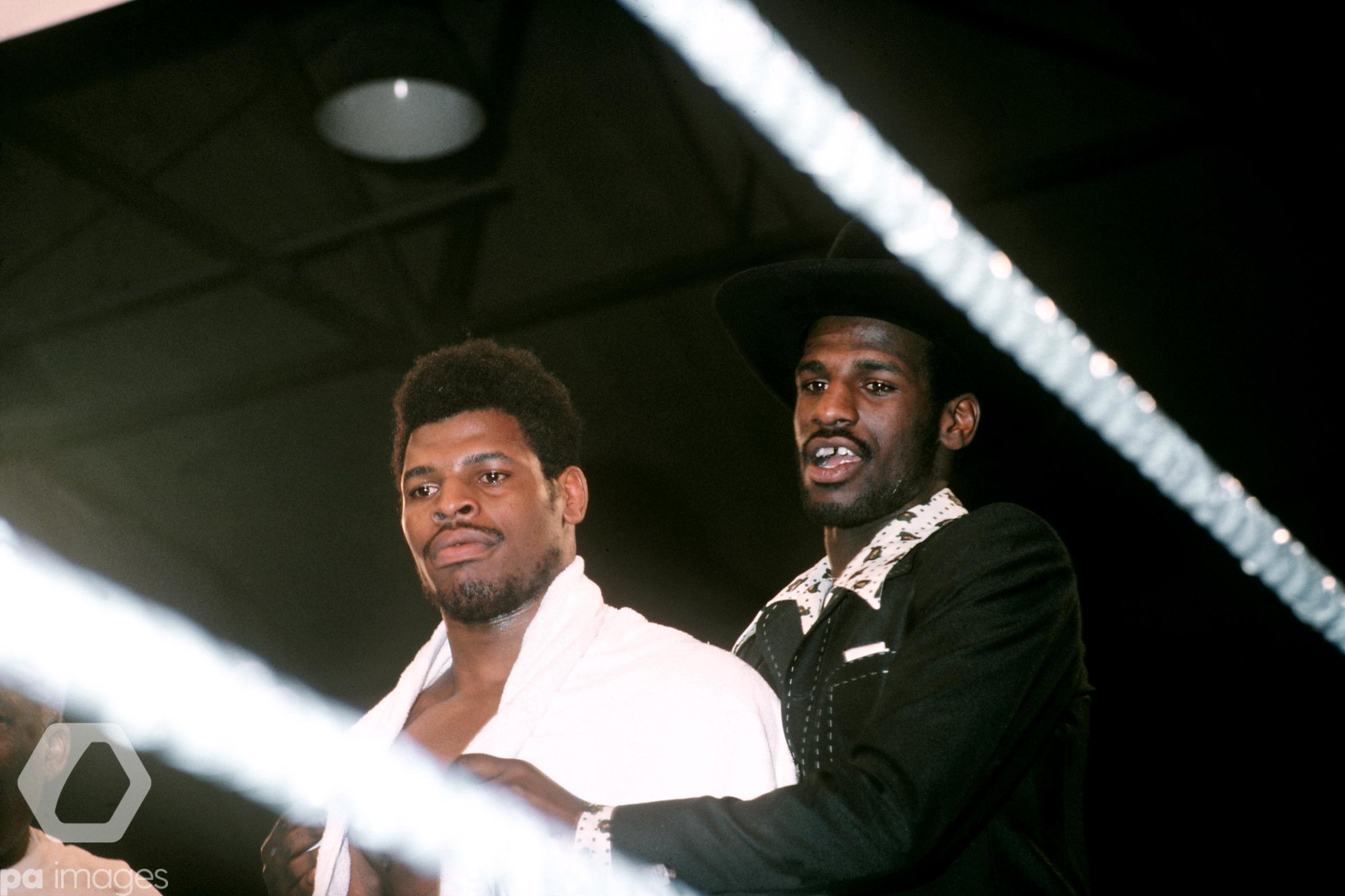 Happy 66th birthday Leon Spinks (left) - who beat Muhammad Ali to win the world heavyweight title in 1978. 