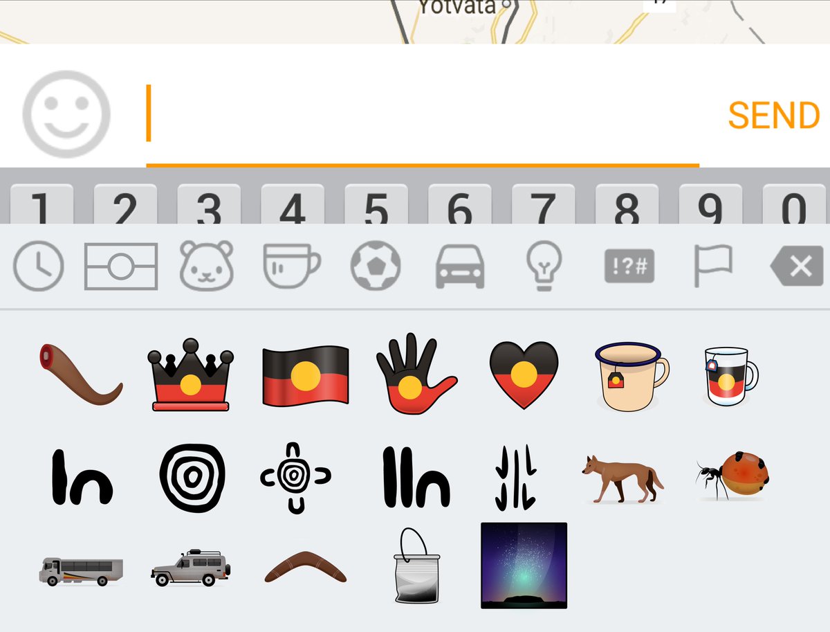 Not long to wait now! Soon you will be pushing out Australia’s first set of Indigenous emojis, made by young people on Arrernte country. More facebook.com/indigemoji #Indigemoji #indigenousX #IndigenousDX #digitalliteracy #haroldthomas #NAIDOC2019