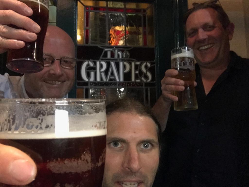 100pubs.com The Grapes in Sheffield, what a pub! Thanks Dronfield Dave for being our guide.