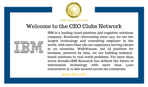 CEOClubsNetwork's tweet photo. Welcome Aboard @IBM 

https://t.co/vtAXiro5CX
#IanFletcher
#ceoclubsmember #ceoclubsuae #membership #networkingevents #IBM #Csuite #AI #blockchain #cloud #trends #highnetworth #technology #networkforbetter #events #mydubai #businessgroup #networkingevent #ceoclubsnetwork https://t.co/oQGkgMNF2U