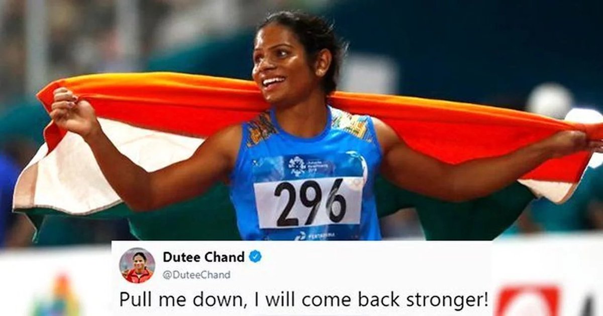 codeholicindia's tweet photo. The 23 years old athlete has made the county proud.

Congratulations to India's Sprint Queen Dutee Chand for winning gold in 100m finals at the Universiade, the World University Games in Naples.

#universiade #worlduniversitygames #hardworkpays #proudmoment #codeholic https://t.co/F49rC2oUDg