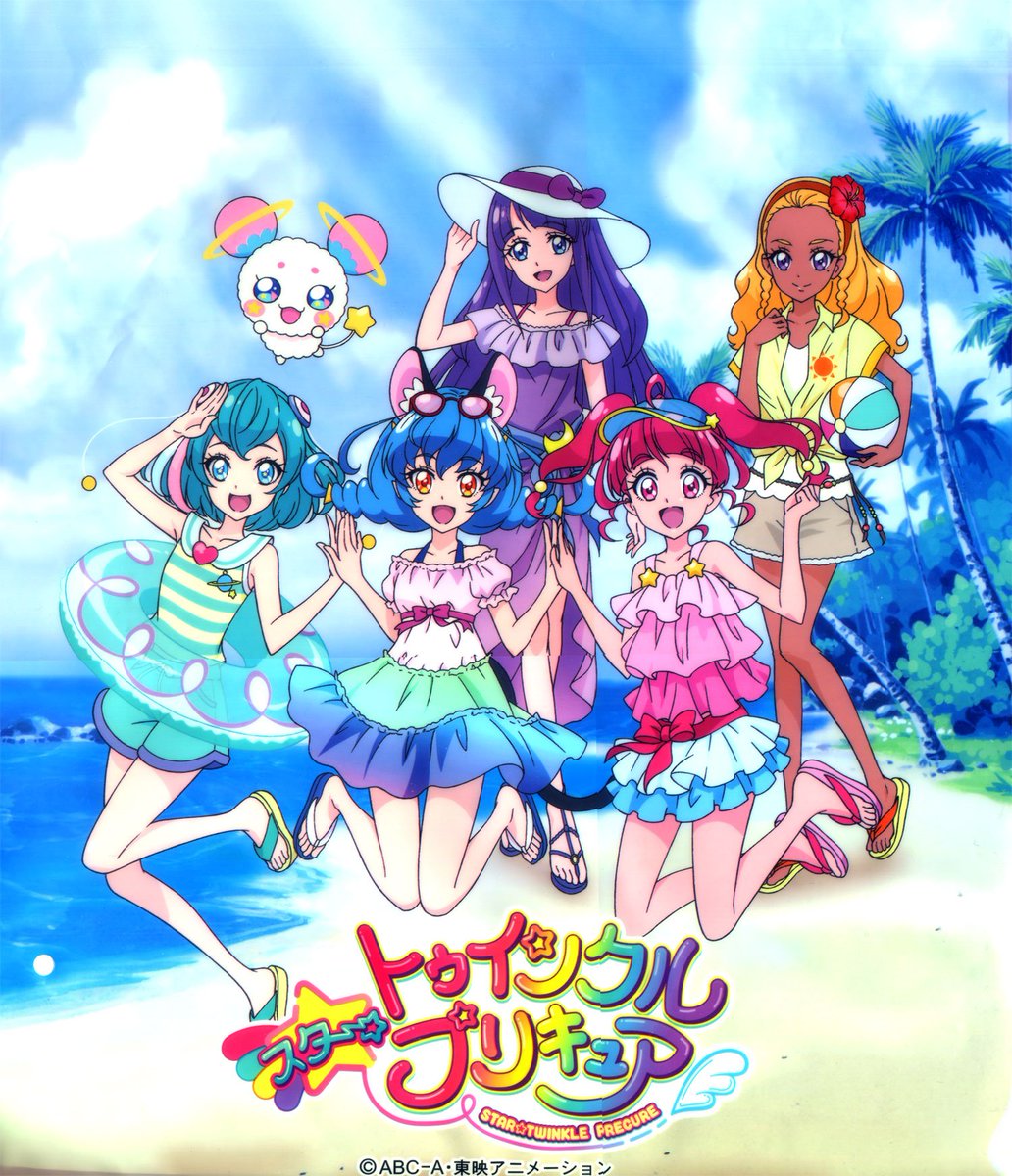 バロン金山 ローソン販売の スター トゥインクルプリキュアお菓子パックdx 裏のイラストが気に入ったのでスキャンするが 一寸つぎはぎ ａ3サイズのスキャナー買おうかなぁ あれっ ラムネ菓子のイラスト 君 誰