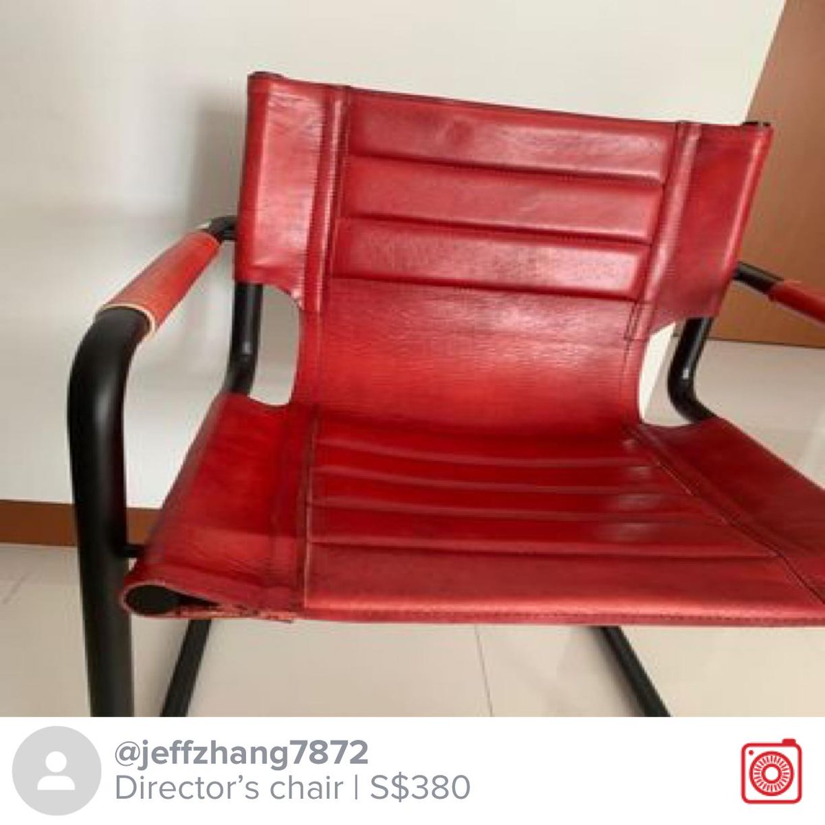 Asstro_boy's tweet image. Selling Director’s chair S$380 carousell.com/p/238362592 #carousell @thecarousell