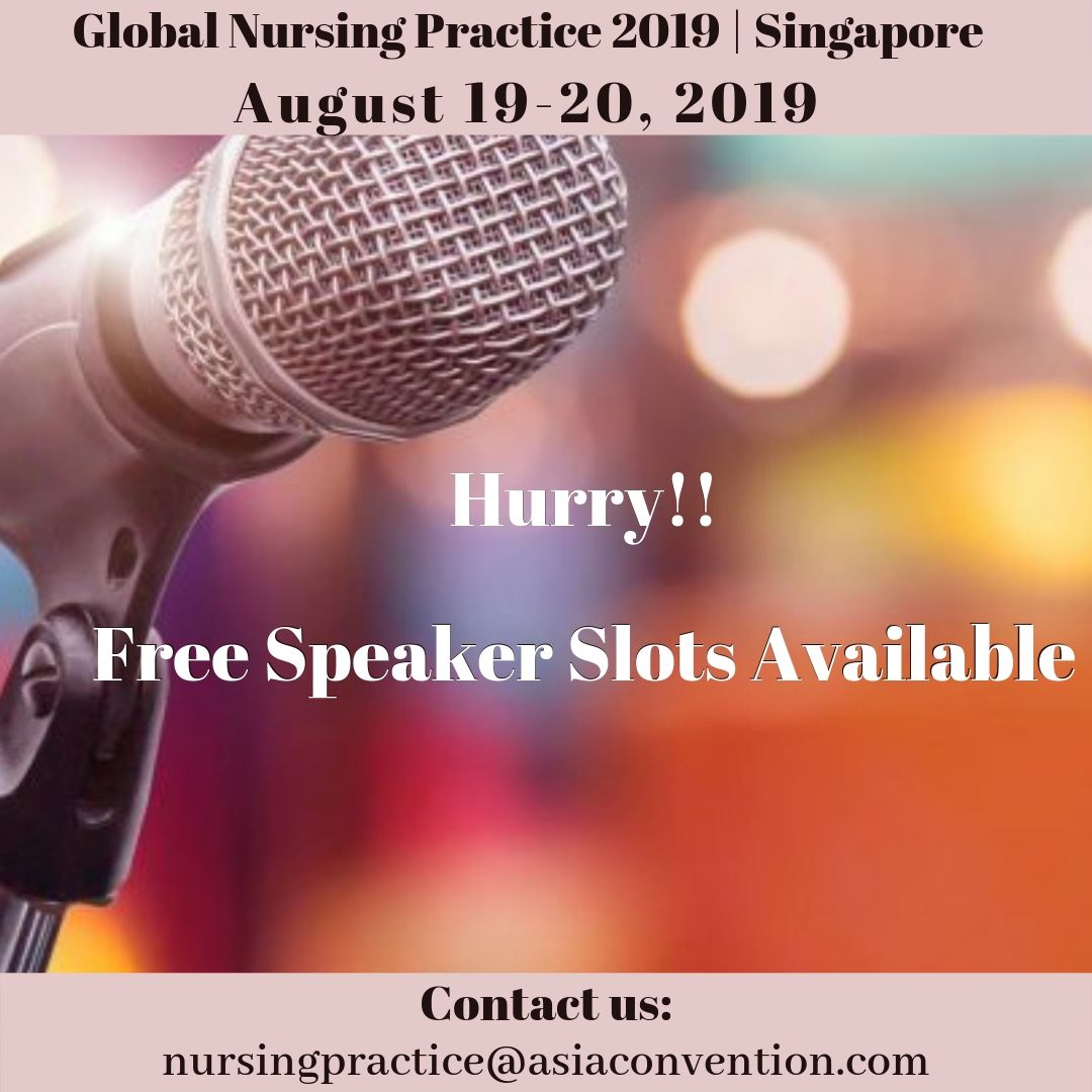 gnp_2018's tweet photo. Be a part of our speaker panel @ #singapore for #GlobalNursingPractice 2019 #conference on August 19-20, 2019
Free Speaker Slots available.
For more drop a mail to the given email

For More PS: https://t.co/sLMhw6J8fO

#nursingconferences #singaporeevents #nursingresearch #free https://t.co/NQvR3MARgH