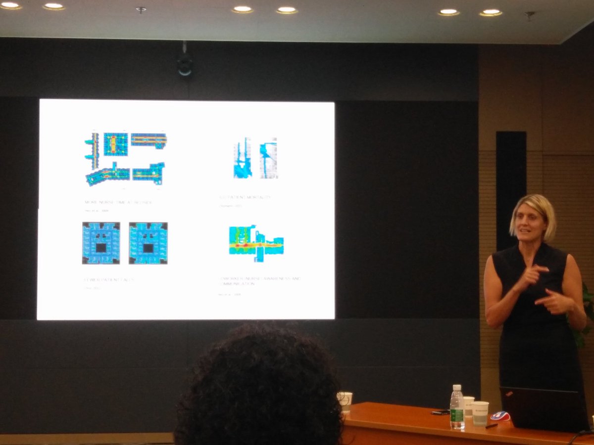 rpachilova's tweet image. A model for POE in hospital wards using Space Syntax developed by Julie Zook in collaboration with @HKSArchitects #SpaceSyntax12